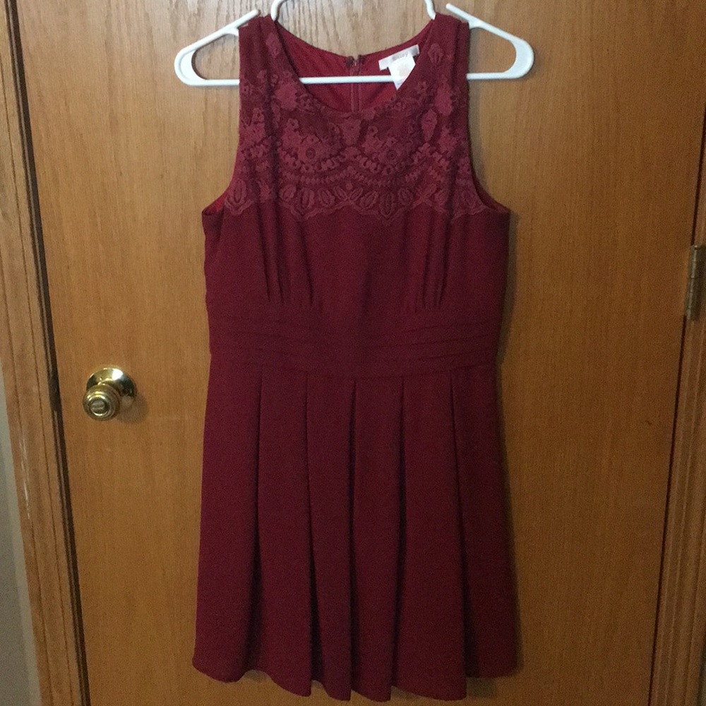 Maroon dress